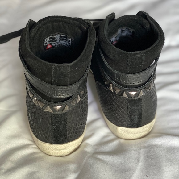 European suede high-top sneakers - Picture 3 of 5